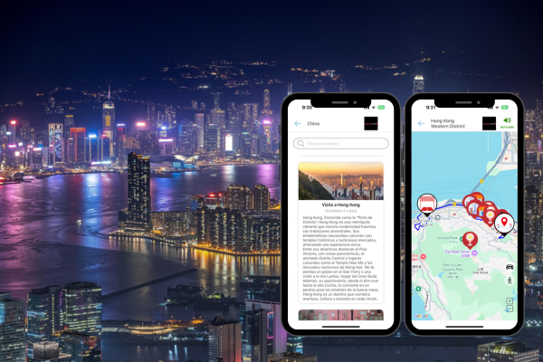 mapa offline Hong Kong