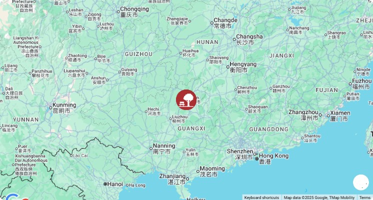 Mapa turístico con los principales puntos de interés de Descubriendo Guilin: museos, monumentos, rutas y atracciones destacadas.